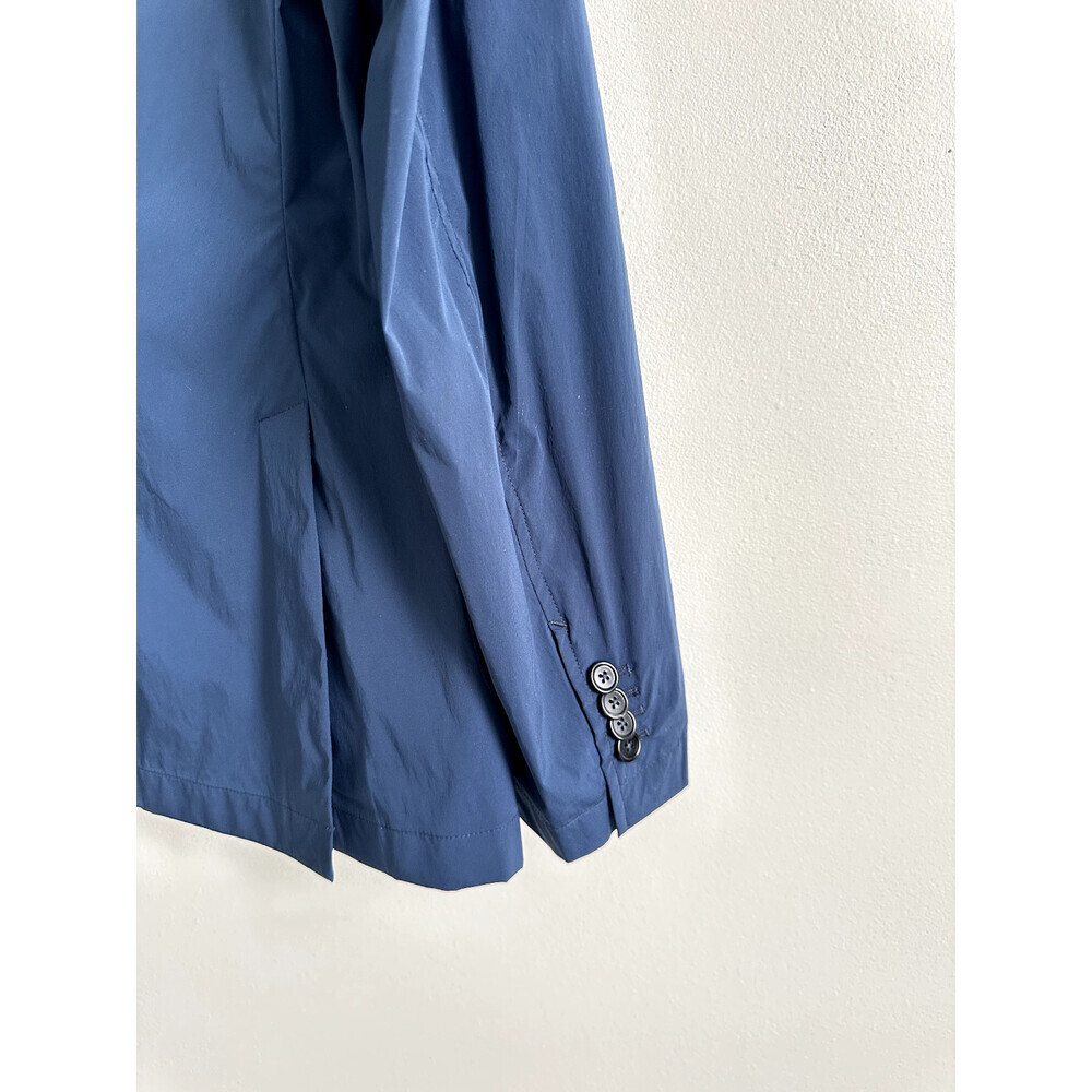 Z ZEGNA Men’s Slim Fit Sport Tech Packable Blazer Jacket Size 48R $895 Teal blue - Picture 8 of 15